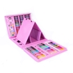 Picture of Kids Deluxe Art Kit - 208-Piece Creativity Set with Drawing Board, Color Pencils & Pastels