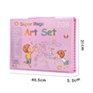 Picture of Kids Deluxe Art Kit - 208-Piece Creativity Set with Drawing Board, Color Pencils & Pastels